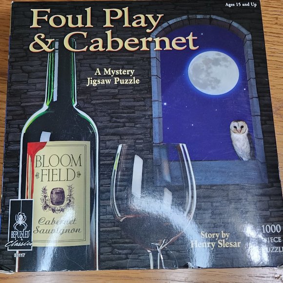 Mystery Jigsaw Puzzle - Foul Play and Cabernet - Picture 1 of 2